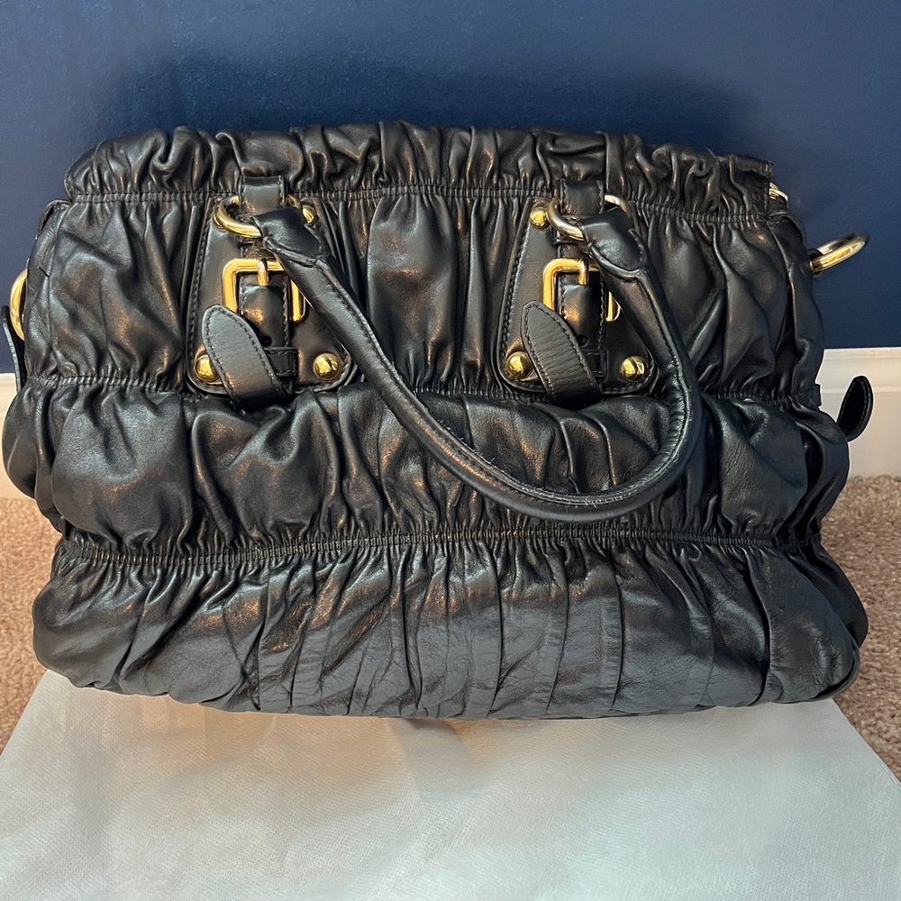 Authentic Prada Nappa Gaufre Tote - Picture 6 of 10